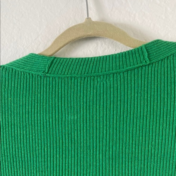 Free People Green Button-Up Knit Dress Size L (NWT) - Picture 8 of 11